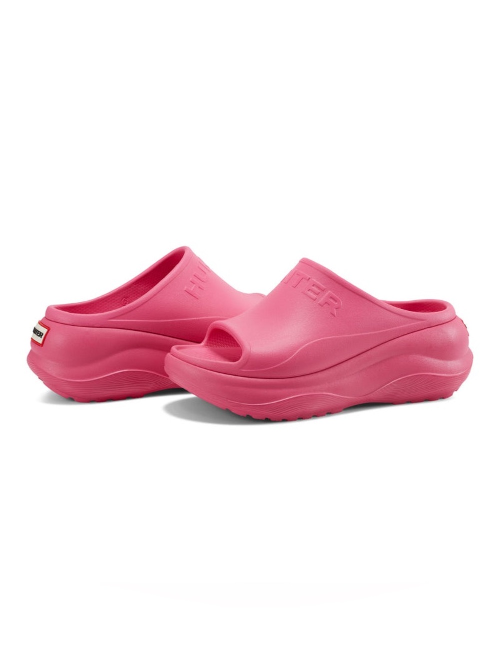 NWOB Women's Haddie Slip-on Open Toe Casual Sandals in Hot Pink